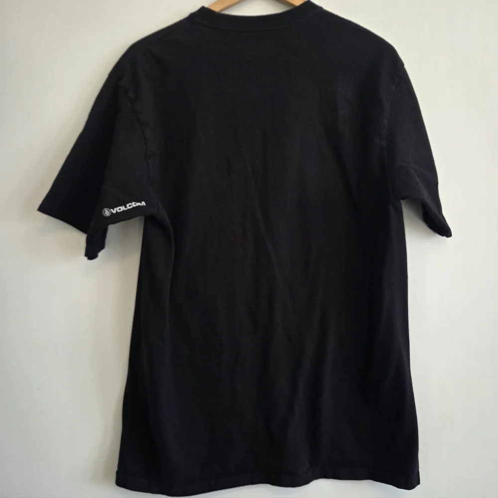 Volcom Stone Logo Graphic T-Shirt | Black Skate Surf Tee | Size Large - Picture 4 of 6